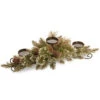 National Tree Company 30 In. Glittery Bristle Pine Centerpiece And Candle Holder-GB3-810-30C-B 300478202 -Christmas Decoration Store national tree company 30 in. glittery bristle pine centerpiece and candle holder gb3 81