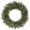 National Tree Company 30 In. Noble Artificial Wreath With 50 Clear Lights-DC3-162L-30W 206084816