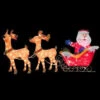 National Tree Company 34 In. Santa And Reindeer With Clear Lights-DF-245001C 205577231 -Christmas Decoration Store national tree company 34 in. santa and reindeer with clear lights df 245001c