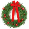 National Tree Company 36 In. Battery Operated Mixed Fir Artificial Wreath With 100 Clear LED Lights-DC3-186-36WB-1 206084828 -Christmas Decoration Store national tree company 36 in. battery operated mixed fir artificial wreath with 100 clea