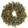 National Tree Company 36 In. Winchester Pine Artificial Wreath With Clear Lights-WCH7-300-36W-1 300182753 -Christmas Decoration Store national tree company 36 in. winchester pine artificial wreath with clear lights wch7 3