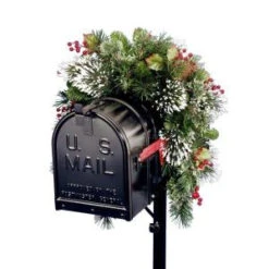 National Tree Company 36 In. Wintry Pine Collection Mailbox Cover-WP1-813-3-1 204233452