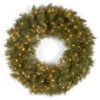 National Tree Company 36 In. Wispy Willow Artificial Wreath With Clear Lights-WO1-36WLO-1 300182755 -Christmas Decoration Store national tree company 36 in. wispy willow artificial wreath with clear lights wo1 36wlo