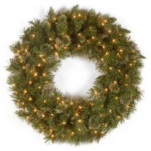 National Tree Company 36 in. Wispy Willow Artificial Wreath with Clear Lights-WO1-36WLO-1 300182755 National Tree Company 36 In. Wispy Willow Artificial Wreath With Clear Lights-WO1-36WLO-1 300182755 -Christmas Decoration Store national tree company 36 in. wispy willow artificial wreath with clear lights wo1 36wlo