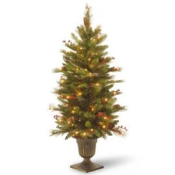 National Tree Company 4 Ft. Decorative Collection Long Needle Pine Cone Entrance Artificial Christmas Tree-DC3-178L-40 300120635