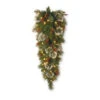 National Tree Company 48 In. Wintry Pine Teardrop With Clear Lights-WP1-306-4-1 300441249 -Christmas Decoration Store national tree company 48 in. wintry pine teardrop with clear lights wp1 306 4 1