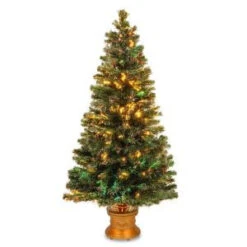 National Tree Company 5 Ft. Fiber Optic Fireworks Evergreen Artificial Christmas Tree-SZEX7-100L-60 300496177