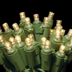 National Tree Company 50-Light LED Soft White Concave Bulb Light String Set-LS-877-50 205331469