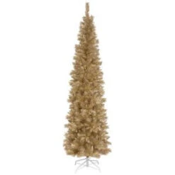 National Tree Company 6 Ft. Champagne Tinsel Artificial Christmas Tree-TT33-702-60 300487954