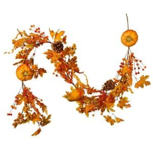 National Tree Company 6 ft. Pumpkin Garland-RAHV-LFG51870 207123495 National Tree Company 6 Ft. Pumpkin Garland-RAHV-LFG51870 207123495 -Christmas Decoration Store national tree company 6 ft. pumpkin garland rahv lfg51870