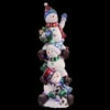 National Tree Company 60 In. 50-Light Multi-Color LED Stacking Snowmen With Metallic Painting Finish-BGSM-60LM 205227590 -Christmas Decoration Store national tree company 60 in. 50 light multi color led stacking snowmen with metallic pa