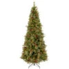 National Tree Company 7-1/2 Ft. Feel Real Colonial Slim Hinged Artificial Christmas Tree With 400 Clear Lights-PECO4-300-75 207183238