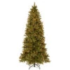 National Tree Company 9 Ft. Feel Real Down Swept Douglas Slim Fir Hinged Artificial Christmas Tree With 800 Clear Lights-PEDD1-323-90 207183244
