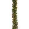 National Tree Company 9 Ft. Feel-Real Downswept Douglas Fir Artificial Garland With 100 Multi-Color Lights-PEDD4-371M-9A1 205945921 -Christmas Decoration Store national tree company 9 ft. feel real downswept douglas fir artificial garland with 100 6