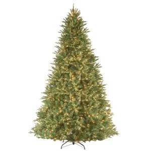 National Tree Company 9 ft. Feel Real Tiffany Fir Hinged Artificial Christmas Tree with 1050 Clear Lights-PETF3-300-90 207183316 National Tree Company 9 Ft. Feel Real Tiffany Fir Hinged Artificial Christmas Tree With 1050 Clear Lights-PETF3-300-90 207183316 -Christmas Decoration Store national tree company 9 ft. feel real tiffany fir hinged artificial christmas tree with