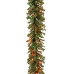 National Tree Company 9 ft. Norwood Fir Artificial Garland with 100 Multi-Color Lights-NF-9BRLO-1 205982353 National Tree Company 9 Ft. Norwood Fir Artificial Garland With 100 Multi-Color Lights-NF-9BRLO-1 205982353 -Christmas Decoration Store national tree company 9 ft. norwood fir artificial garland with 100 multi color lights