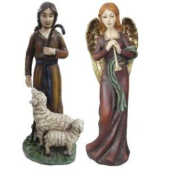 National Tree Company Angel And Shepherd Figures Set-BG-18529DE 205577213