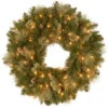 National Tree Company Carolina Pine 30 In. Artificial Wreath With Clear Lights-CAP3-306-30W-1 300182842 -Christmas Decoration Store national tree company carolina pine 30 in. artificial wreath with clear lights cap3 306