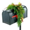 National Tree Company Classical Collection 3 Ft. Mail Box Cover With Red Berries, Cones And Holly Leaves-CC1-805-3-1 204248678 -Christmas Decoration Store national tree company classical collection 3 ft. mail box cover with red berries cones