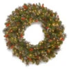 National Tree Company Crestwood Spruce 30 In. Artificial Wreath With Battery Operated Warm White LED Lights-CW7-309L-30W-B1 300182790 -Christmas Decoration Store national tree company crestwood spruce 30 in. artificial wreath with battery operated w