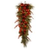 National Tree Company Decorative Collection 36 In. Christmas Red Mixed Teardrop With Battery Operated Warm White LED Lights-DC13-159-36TB-1 300441250 -Christmas Decoration Store national tree company decorative collection 36 in. christmas red mixed teardrop with ba