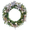 National Tree Company Decorative Collection Metallic 30 In. Artificial Wreath With Clear Lights-DC13-160L-30W-1 300182810 -Christmas Decoration Store national tree company decorative collection metallic 30 in. artificial wreath with clea