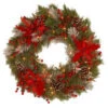 National Tree Company Decorative Collection Tartan Plaid 24 In. Artificial Wreath With Battery Operated Warm White LED Lights-DC13-147-24WB-1 300182759 -Christmas Decoration Store national tree company decorative collection tartan plaid 24 in. artificial wreath with