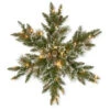 National Tree Company Glittery Bristle Pine 32 In. Artificial Snowflake With Battery Operated Warm White LED Lights-GB3-300-32S-B 300154637 -Christmas Decoration Store national tree company glittery bristle pine 32 in. artificial snowflake with battery op