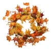 National Tree Company Harvest Accessories 24 In. Artificial Wreath With Maples And Pumpkins-RAHV-W060202A 207123486 -Christmas Decoration Store national tree company harvest accessories 24 in. artificial wreath with maples and pump
