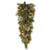 National Tree Company Wintry Pine 48 In. Teardrop With Battery Operated Warm White LED Lights-WP1-338-4TDB-1 300441265 -Christmas Decoration Store national tree company wintry pine 48 in. teardrop with battery operated warm white led