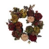 Nearly Natural 22 In. Artificial Wreath With Autumn Hydrangeas And Peony-4911 202510757 -Christmas Decoration Store nearly natural 22 in. artificial wreath with autumn hydrangeas and peony 4911