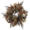 Nearly Natural 28 In. Artificial Wreath With Autumn Pumpkins, Berries, And Feathers-4907 202510749 -Christmas Decoration Store nearly natural 28 in. artificial wreath with autumn pumpkins berries and feathers 4907