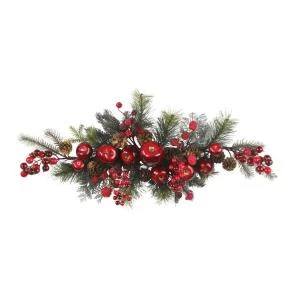 Nearly Natural 30 in. Apple Berry Swag-4678 100686417 Nearly Natural 30 In. Apple Berry Swag-4678 100686417 -Christmas Decoration Store nearly natural 30 in. apple berry swag 4678
