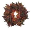 Nearly Natural 30 In. Artificial Wreath With Autumn Maple Leaves-4908 202510751 1 Nearly Natural 30 In. Artificial Wreath With Autumn Maple Leaves-4908 202510751 -Christmas Decoration Store nearly natural 30 in. artificial wreath with autumn maple leaves 4908