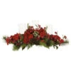 Nearly Natural 30 In. Holiday Hydrangea Candelabrum-4659 100686419 -Christmas Decoration Store nearly natural 30 in. holiday hydrangea candelabrum 4659