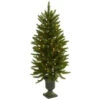 Nearly Natural 4 Ft. Artificial Christmas Tree With Urn And Clear Lights-5369 204688159 -Christmas Decoration Store nearly natural 4 ft. artificial christmas tree with urn and clear lights 5369
