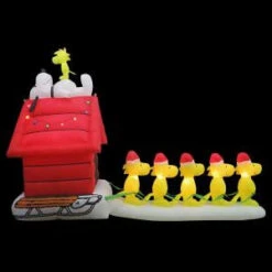 Peanuts 12 Ft. Long Inflatable Snoopy And Woodstock's Scene-14385 206997620