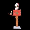 Peanuts 48 In. 3D Pre-Lit LED Yard Art Snoopy Mailbox-90235_THD 206954007 -Christmas Decoration Store peanuts 48 in. 3d pre lit led yard art snoopy mailbox 90235 thd