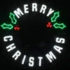 Red/Green/White LED Message - Merry Christmas Wreath-7407437UHO 207017037 -Christmas Decoration Store redgreenwhite led message merry christmas wreath 7407437uho