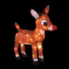 Rudolph 18 In. Pre-Lit Rudolph With Blinking Red Nose-10521 204054697 -Christmas Decoration Store rudolph 18 in. pre lit rudolph with blinking red nose 10521
