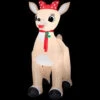 Rudolph 53.15 In. D X 84.65 In. W X 107.48 In. H Inflatable Standing Clarice-14358 206997619 -Christmas Decoration Store rudolph 5315 in d x 8465 in w x 10748 in. h inflatable standing clarice 14358