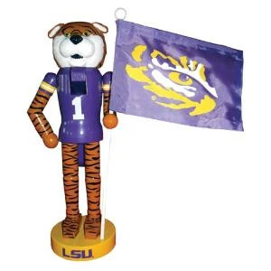 Santa's Workshop 12 in. LSU Mascot Nutcracker with Flag-LAT092 207147198 Santa's Workshop 12 In. LSU Mascot Nutcracker With Flag-LAT092 207147198 -Christmas Decoration Store santa39s workshop 12 in. lsu mascot nutcracker with flag lat092