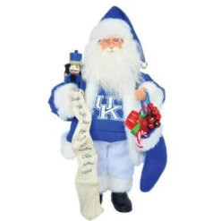Santa's Workshop 15 In. Kentucky Wildcats Santa With Nutcracker-Kyw080 207147102