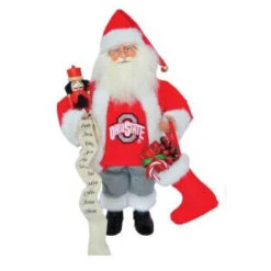 Santa's Workshop 15 In. Ohio State Santa With Nutcracker-OHB080 207149247