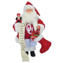 Santa's Workshop 15 In. OK Sooners Santa With Nutcracker-OKS080 207149265