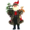 Santa's Workshop 15 In. Santa's Helper With Reindeer-6900 207146734 -Christmas Decoration Store santa39s workshop 15 in. santa39s helper with reindeer 6900