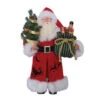 Santa's Workshop 15 In. Up And Away Santa With Tree-7220 207146905 -Christmas Decoration Store santa39s workshop 15 in. up and away santa with tree 7220
