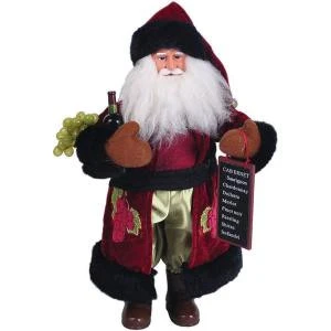 Santa's Workshop 15 in. Wine Santa with Wine List-7329 206456937 Santa's Workshop 15 In. Wine Santa With Wine List-7329 206456937 -Christmas Decoration Store santa39s workshop 15 in. wine santa with wine list 7329