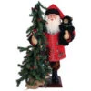 Santa's Workshop 20 In. Pine Cone Santa With Tree-8012 206457013 -Christmas Decoration Store santa39s workshop 20 in. pine cone santa with tree 8012