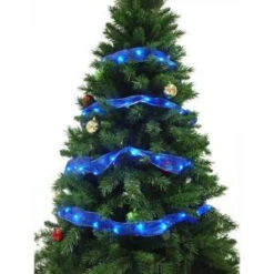 Starlite Creations 12 Ft. 36-LED Blue Ribbon Lights-RL33-B012-A 202371860